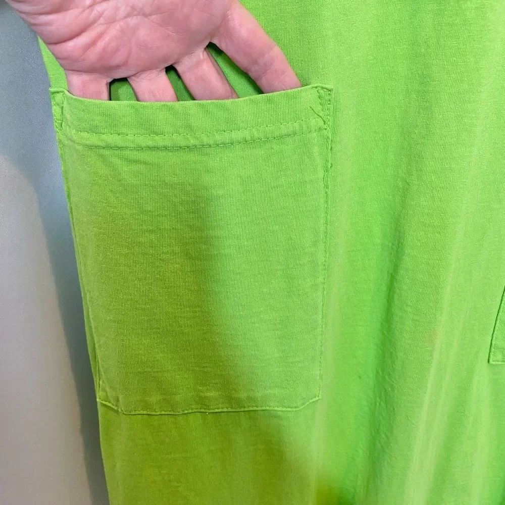 Cover Charge Vintage T-Shirt Dress with pockets Green Size Small - Picture 4 of 9